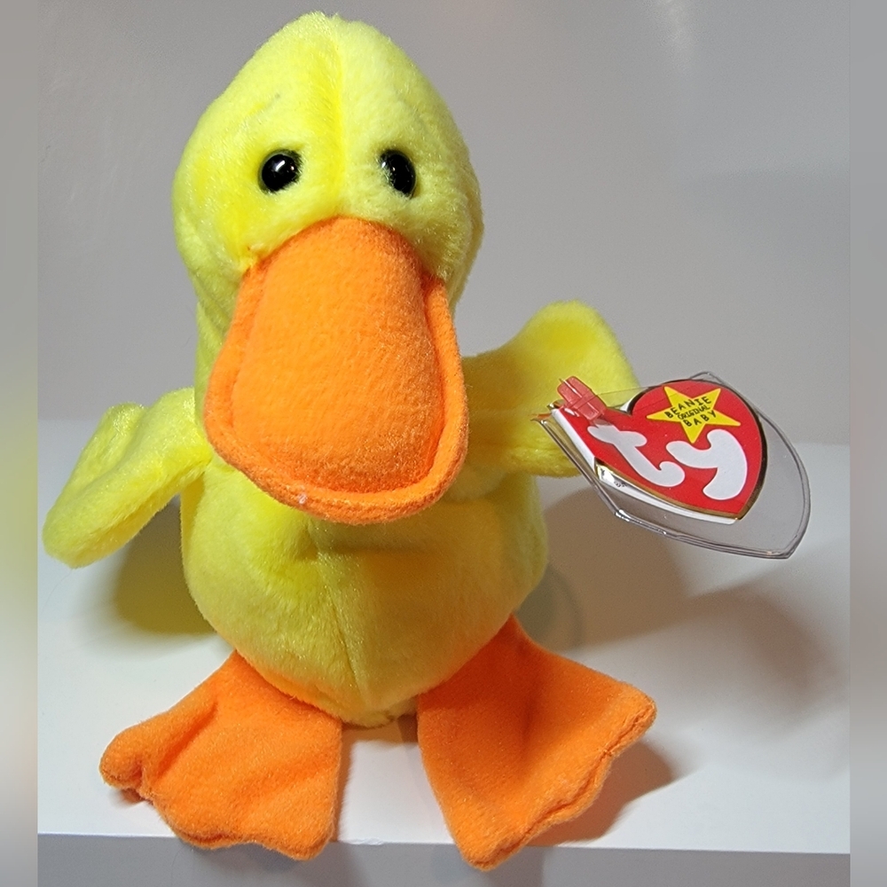 Ty Beanie Baby Quackers The Duck Vintage